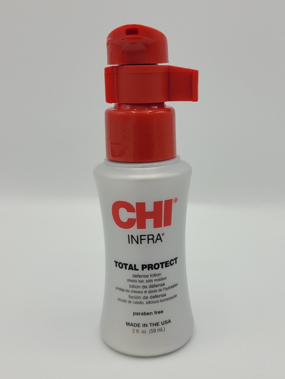 CHI INFRA Total Protect Defense Lightweight Lotion Heat Protectant Silk 2 fl oz